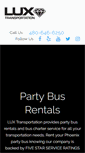 Mobile Screenshot of luxtransportationaz.com